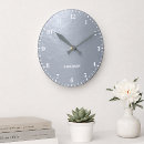 Recherche de argent métallique horloges Nom