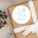 Search for beach bridal shower stickers Blue
