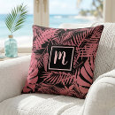 Search for pink leaf pillows Botanical