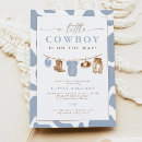 Recherche de bébé cowboy invitations Pour elle