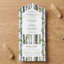 Search for wood grain wedding invitations Forest