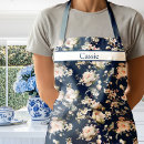 Search for blue bird aprons Chinoiserie