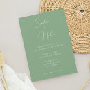 Search for black green white wedding invitations Classic