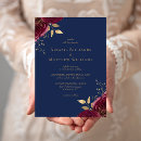 Search for burgundy flower wedding invitations Elegant