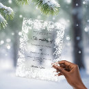 Search for crystal wedding invitations Snowflakes
