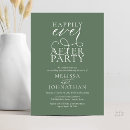 Search for simple wedding reception invitations Happily ever after party