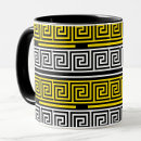 Search for greek key pattern mugs Meander