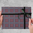 Search for navy plaid wrapping paper Check