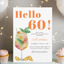 Search for watercolor 60th birthday invitations Calligraphy