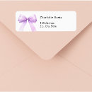 Search for bow wedding return address labels Baby shower