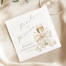 Search for brunch wedding napkins Pearls and prosecco