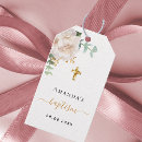 Search for white and gold gift tags Baptism