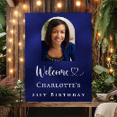Search for birthday party posters Navy blue
