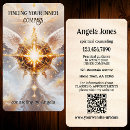 Search for angel wings business cards Psychic