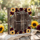 Search for sunflower photo album binders Bridal shower