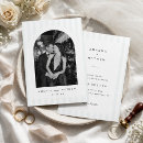 Recherche de de style ancien mariage invitations Noir et blanc
