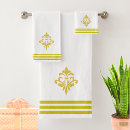 Search for fleur de lis bath towels White