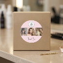 Search for hair salon stickers Blush pink black