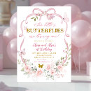 Recherche de premier de jumeaux anniversaire invitations Twins