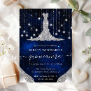 Search for light blue silver invitations Diamond