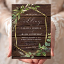 Search for wood frame wedding invitations Botanical