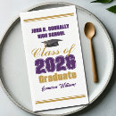 Search for purple and gold napkins Graduate