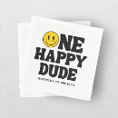 Search for happy face napkins Groovy