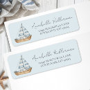 Search for sail boats return address labels For her