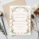 Search for rustic country floral invitations Spring summer fall