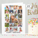 Recherche de 22 anniversaire cartes Collage photo