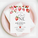 Recherche de berry sweet one anniversaire invitations Fraises