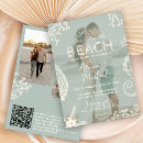 Search for coastal wedding invitations On the beach