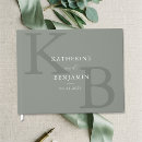 Search for sage green wedding guest books Modern