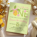 Search for green 1st birthday invitations Turning one