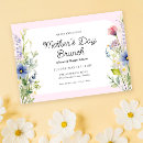 Search for mothers day celebration invitations Modern botanical