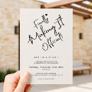 Search for official wedding invitations Black and white