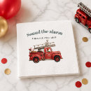 Search for fire truck napkins Sound the alarm