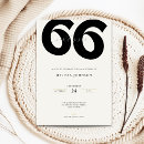 Search for 66th birthday invitations Stylish
