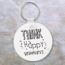 Search for think happy keychains Inspirational