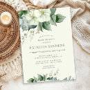 Search for watercolor greenery baby shower invitations Elegant modern