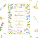 Search for blue butterfly invitations Floral