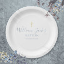 Search for baptism plates Dusty blue