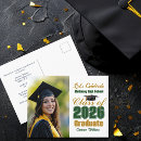 Search for green and gold graduation invitations Modern