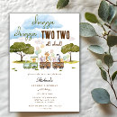 Search for animal train birthday invitations Choo choo train