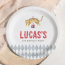Search for vintage circus plates Birthday party