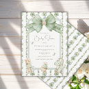 Search for adorable baby shower invitations Greenery