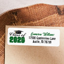 Search for green graduation return address labels College