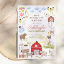 Search for barnyard bash invitations Farm animals