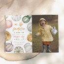 Search for little pumpkin birthday invitations Watercolor