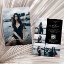 Search for black and white graduation invitations High school college university